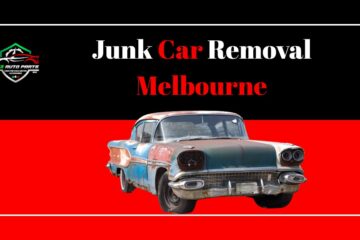 Junk Car Removal Melbourne team towing an old vehicle for free pickup.